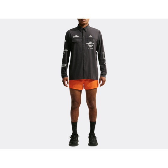Nike ACG Aireez UV Long Sleeve Graphic Top Dark Smoke Grey