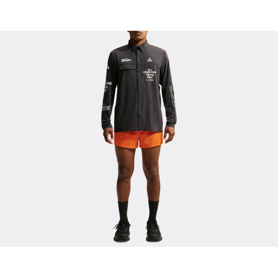 Nike ACG Aireez UV Long Sleeve Graphic Top Dark Smoke Grey