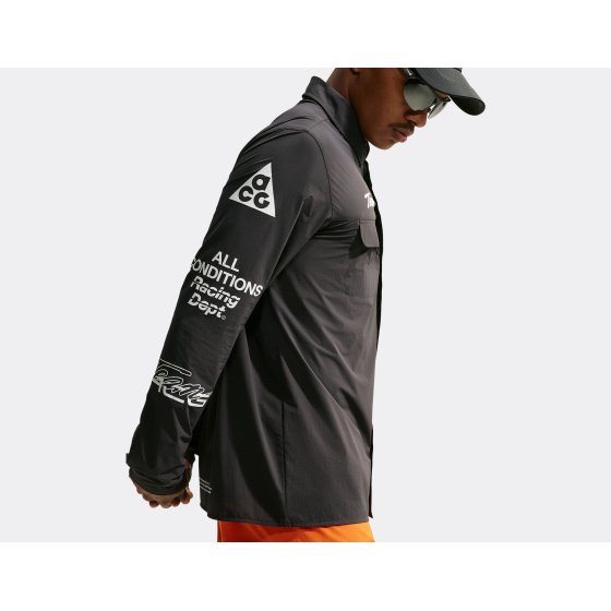 Nike ACG Aireez UV Long Sleeve Graphic Top Dark Smoke Grey