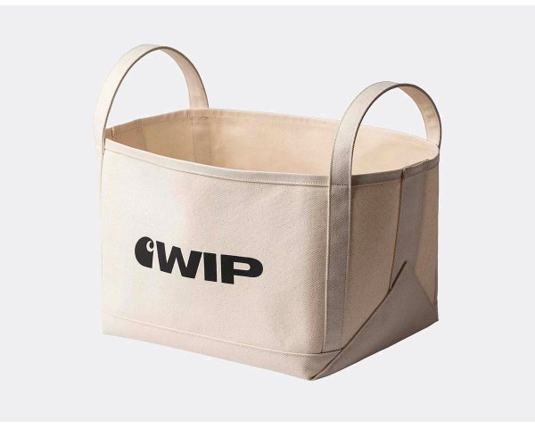 Carhartt WIP Magazine Canvas Basket Natural