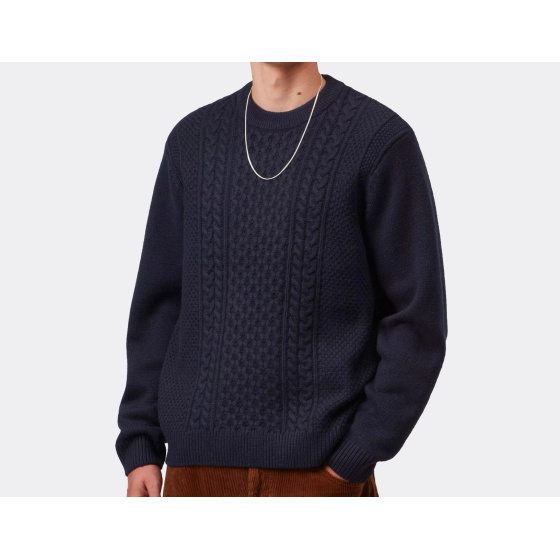 Carhartt WIP Caster Knit Sweater Dark Navy