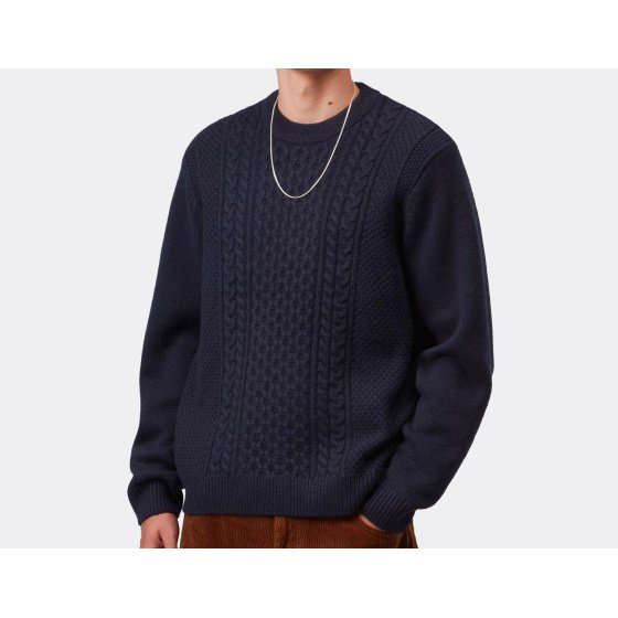 Carhartt WIP Caster Knit Sweater Dark Navy