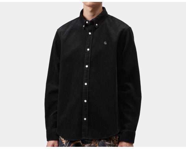 Carhartt WIP Madison Cord Shirt Soot