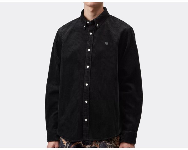 Carhartt WIP Madison Cord Shirt Soot