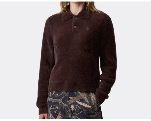 Carhartt WIP W LS Maine Polo Sweater Palisander