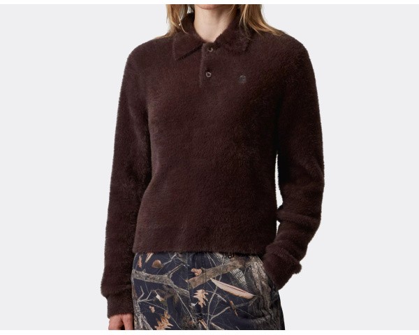 Carhartt WIP W LS Maine Polo Sweater Palisander