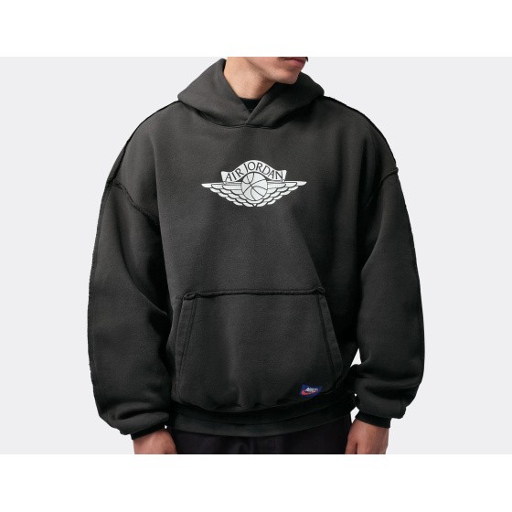 Jordan Flight Wings Fleece Hoodie Night Forest