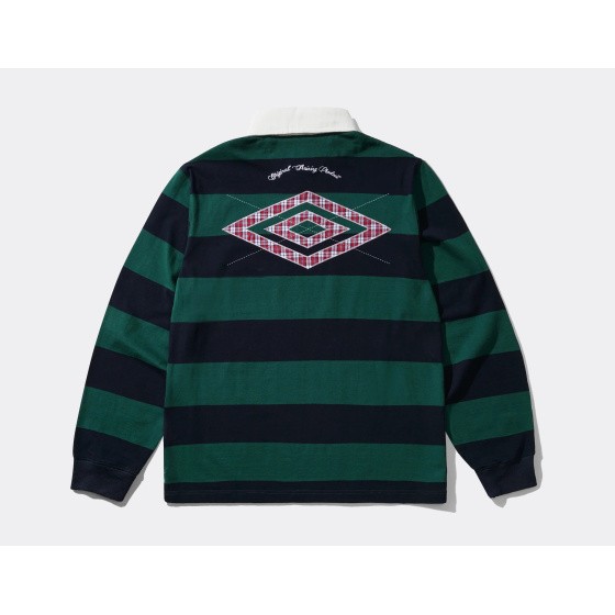 Butter Umbro Victory Rugby Polo Navy Forest
