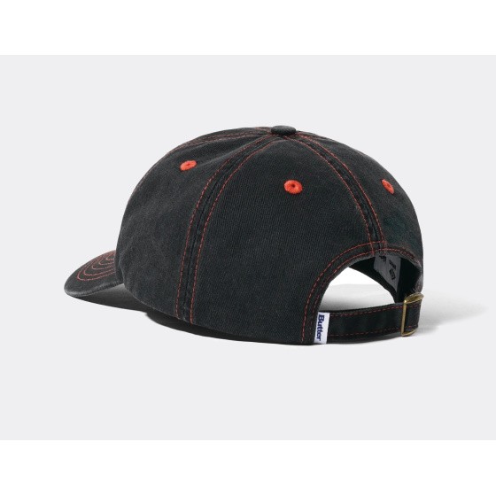 Butter Umbro Diamond Logo 6 Panel Cap Washed Black