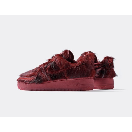 Nike Air Force 1 QS Pony Hair Team Red
