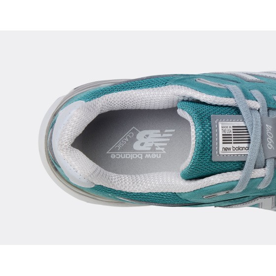 New Balance 990 V4 Vintage Teal Made in USA