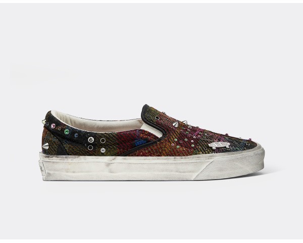 Vans LX Classic Slip-On 98 Harris Tweed Red