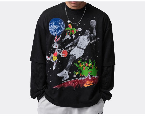 Jordan Flight Space Jam Vault 1996 T-Shirt Black