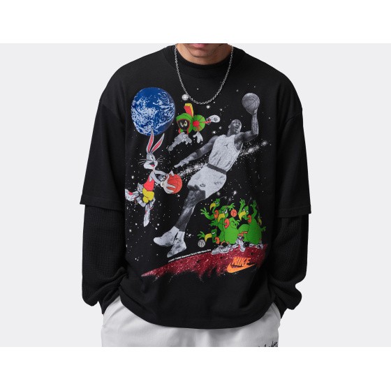 Jordan Flight Space Jam Vault 1996 T-Shirt Black