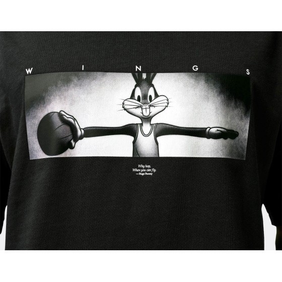 Jordan Brooklyn Space Jam Wings T-Shirt Black