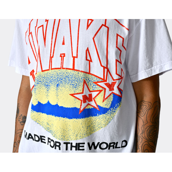 Awake NY Made For The World T-Shirt White