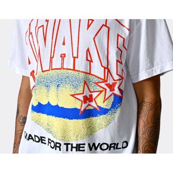 Awake NY Made For The World T-Shirt White