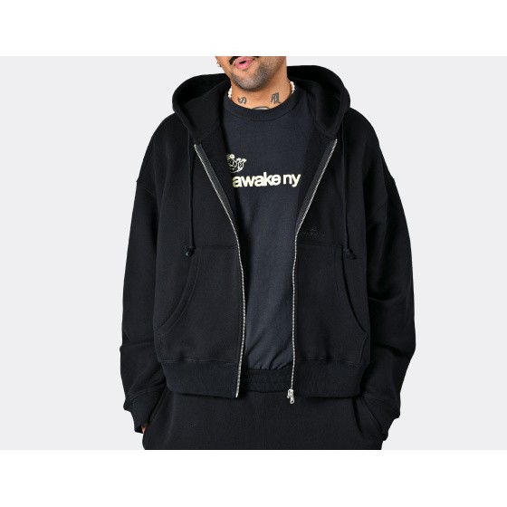 Awake NY Everyday Zip Hoodie Black