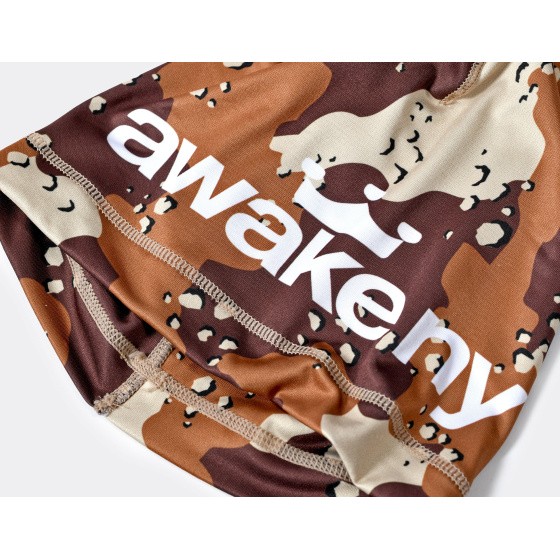 Awake NY Camo Crown Logo Skully Brown