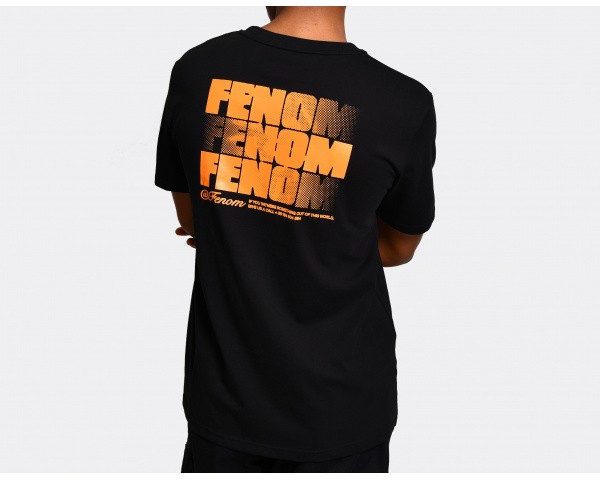 Fenom Tri-Logo T-Shirt - Black