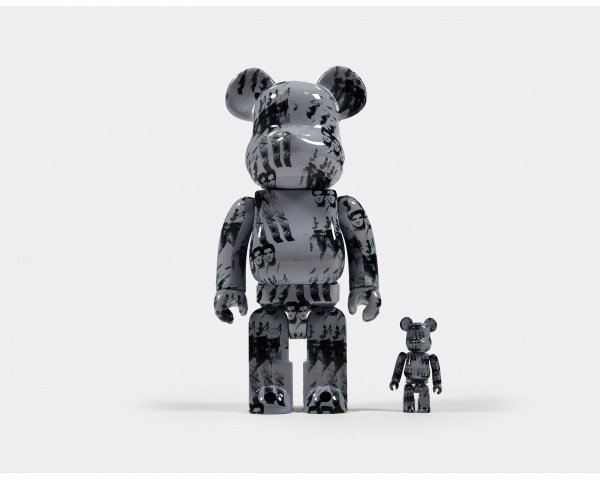 Medicom Toy Bearbrick 100%/400% Andy Warhol - Elvis Presley