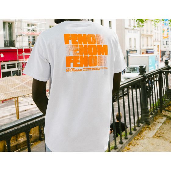 Fenom Tri-Logo T-Shirt - White