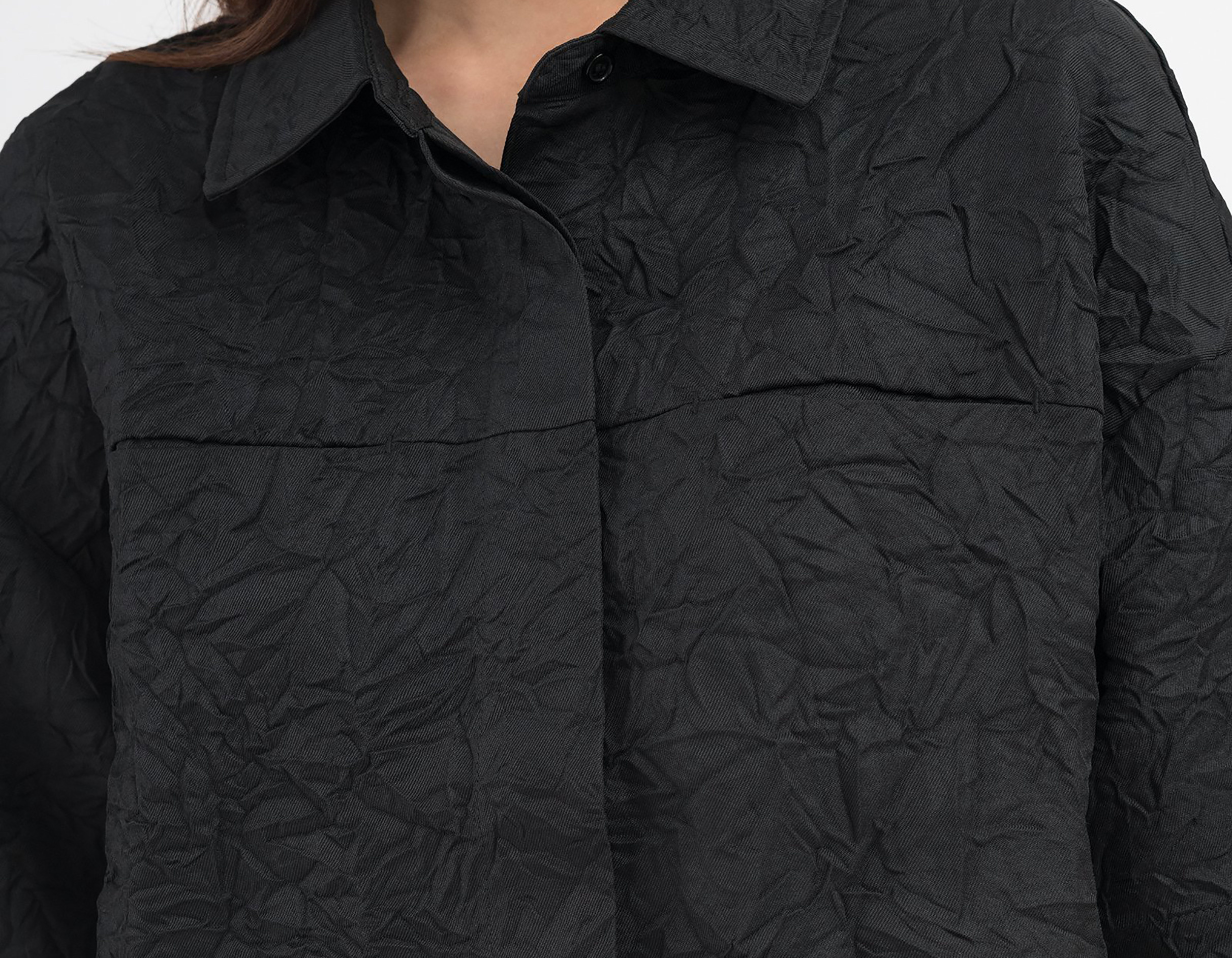 Stussy W Ralphie Crinkly Work Shirt 
