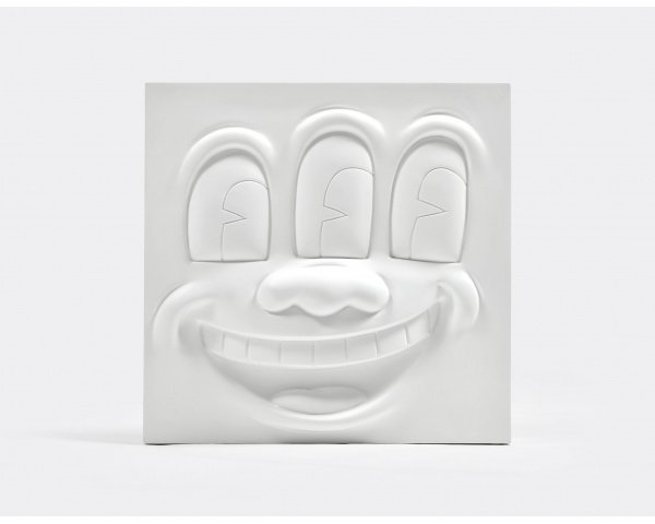 Medicom Toy Keith Haring Statue - Three Eyed Smiling Face
