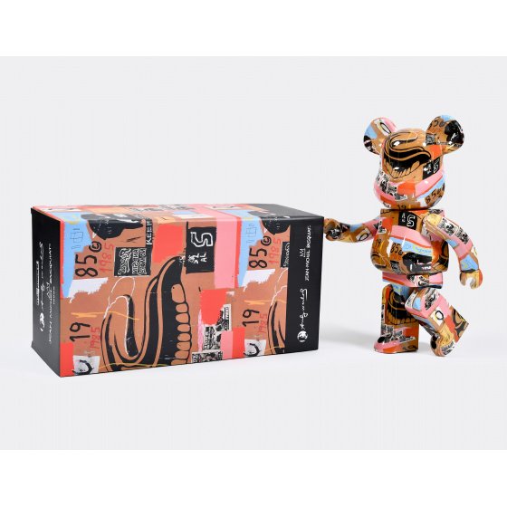 Medicom Toy Bearbrick 1000% - Warhol x Basquiat V2