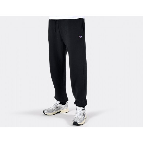 Champion Elasticated Cuffs Archive Jogger Black