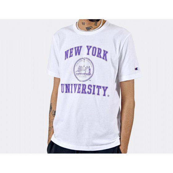Champion Crewneck T-Shirt New York University
