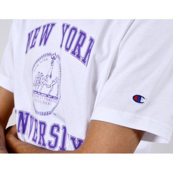 Champion Crewneck T-Shirt New York University
