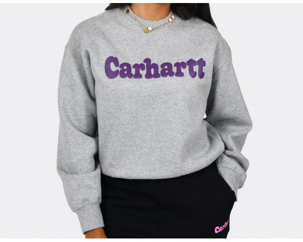 Carhartt WIP W Bubbles Sweatshirt Grey Heather