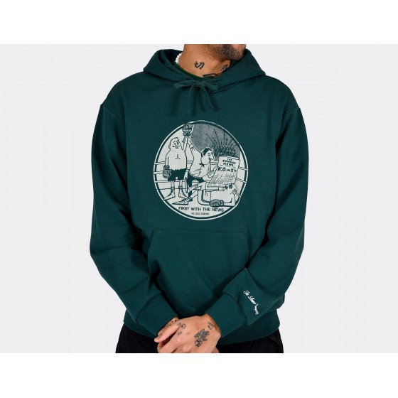 The Loose Company First With The News Hoodie