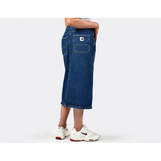 Carhartt WIP W Colby Skirt Blue Stone Washed