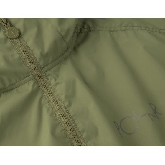 Polar Packable Anorak Jacket Dirty Green