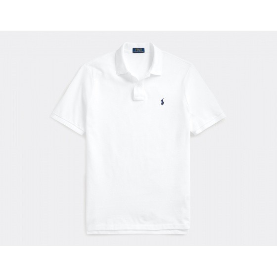 Polo Ralph Lauren Classic Fit Polo Shirt White Navy