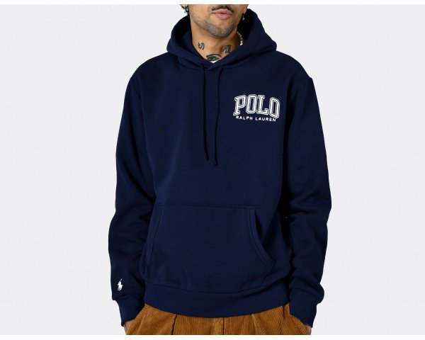 Polo Ralph Lauren Graphic Fleece Hoodie Cruise Navy