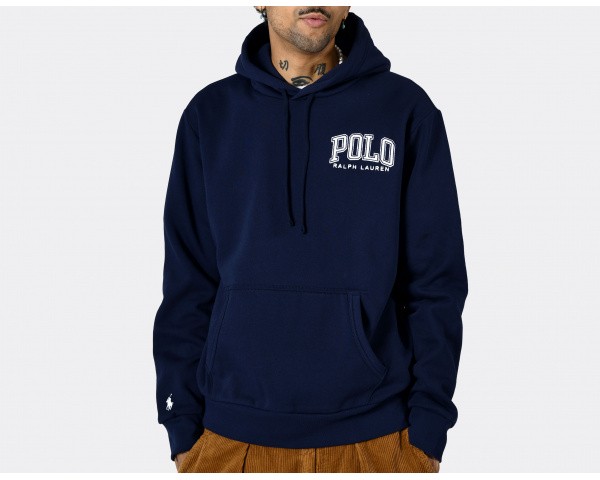 Polo Ralph Lauren Graphic Fleece Hoodie Cruise Navy