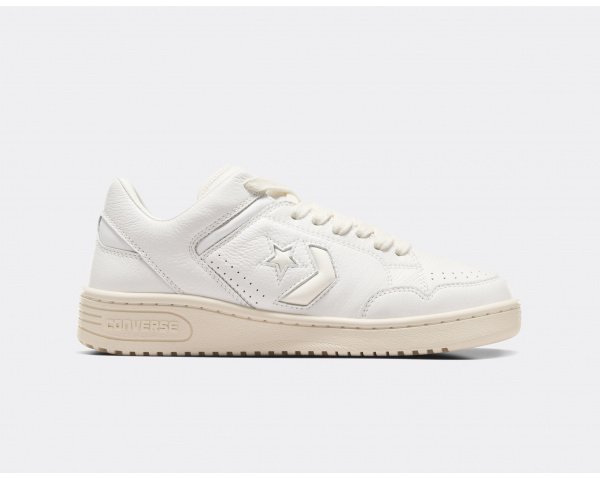 Converse Weapon OX Mono Leather Vintage White