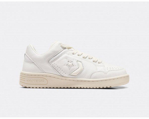 Converse Weapon OX Mono Leather Vintage White