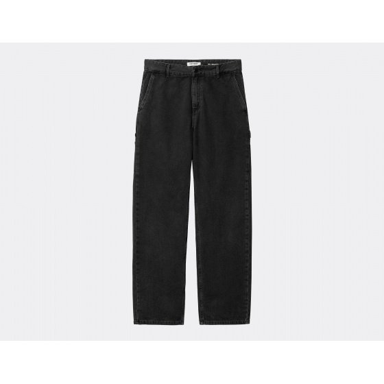 Carhartt WIP W Pierce Pant Straight Black Stone Washed