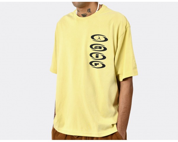 Jordan Air T-Shirt Travis Scott Celery