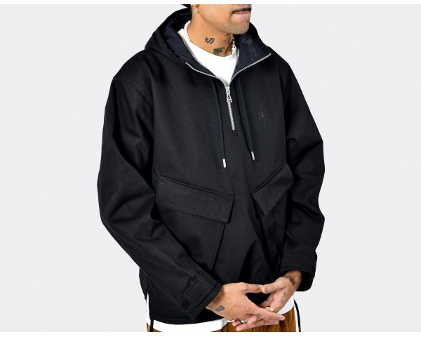 Jordan Halfzip Jacket Travis Scott Black