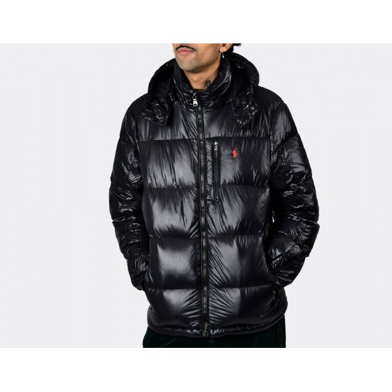 Polo Ralph Lauren Gorham Glossed Down Jacket Black