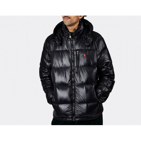 Polo Ralph Lauren Gorham Glossed Down Jacket Black