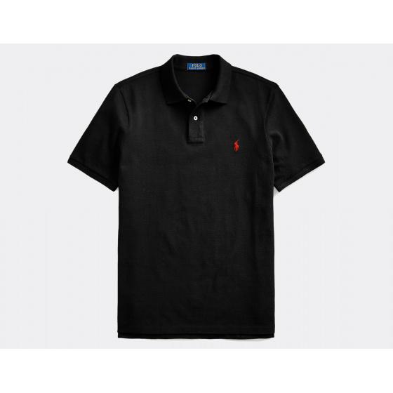 Polo Ralph Lauren Classic Fit Polo Shirt Black Red