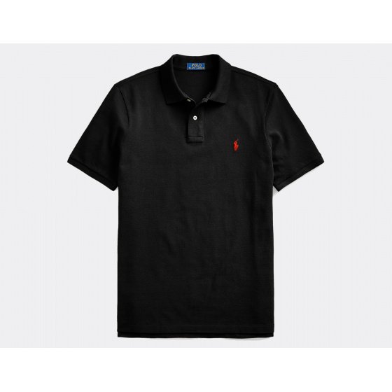 Polo Ralph Lauren Classic Fit Polo Shirt Black Red