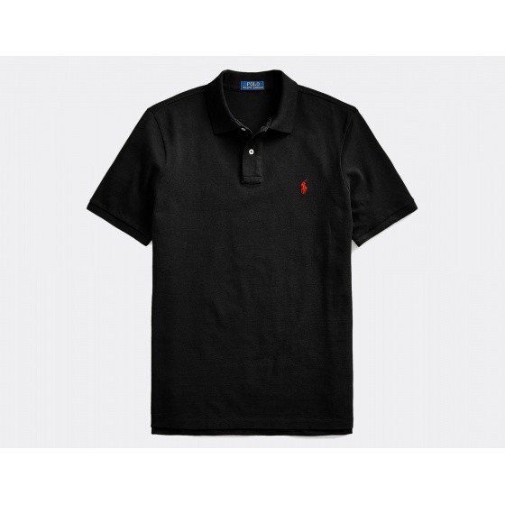Polo Ralph Lauren Classic Fit Polo Shirt Black Red