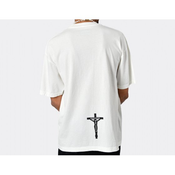 Paradise No Skateboarding T-Shirt White
